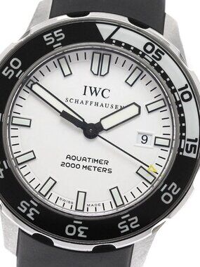 IWC SCHAFFHAUSEN Aqua timer IW356806 white Dial Automatic Men's Watch_946914